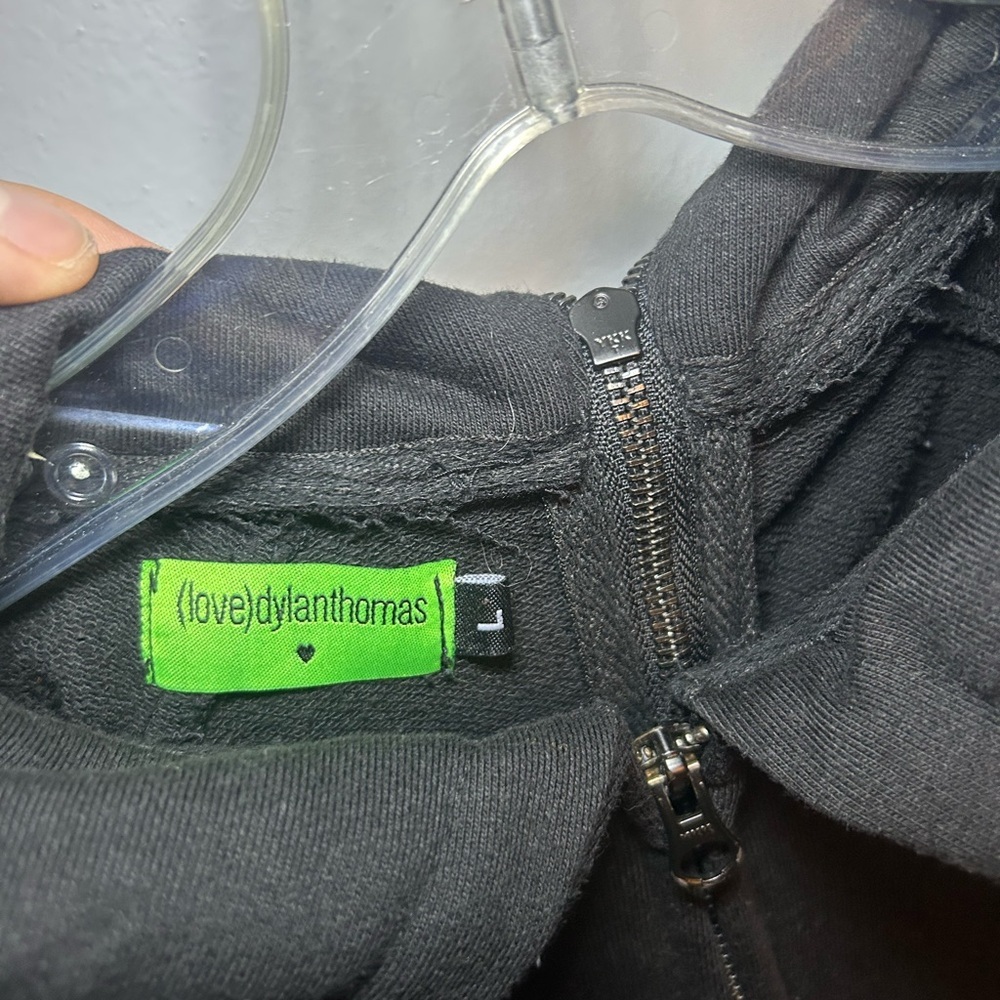 Lovedylanthomas Siamese black zip hoodie - Picture 3 of 10